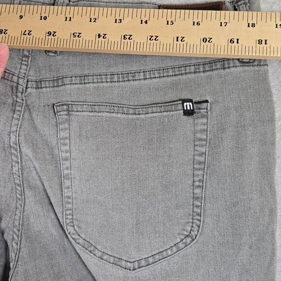 Travis Mathew Jeans Straight Stretch Performance 36x32 Washed Gray - Picture 10 of 12